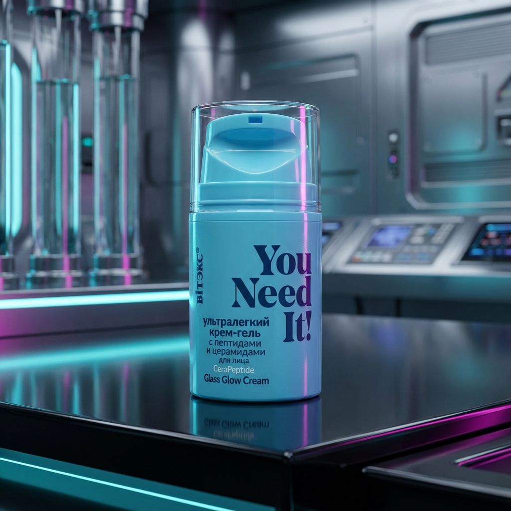 YOU NEED IT! Ультралегкий КРЕМ-ГЕЛЬ с пептидами и церамидами для лица