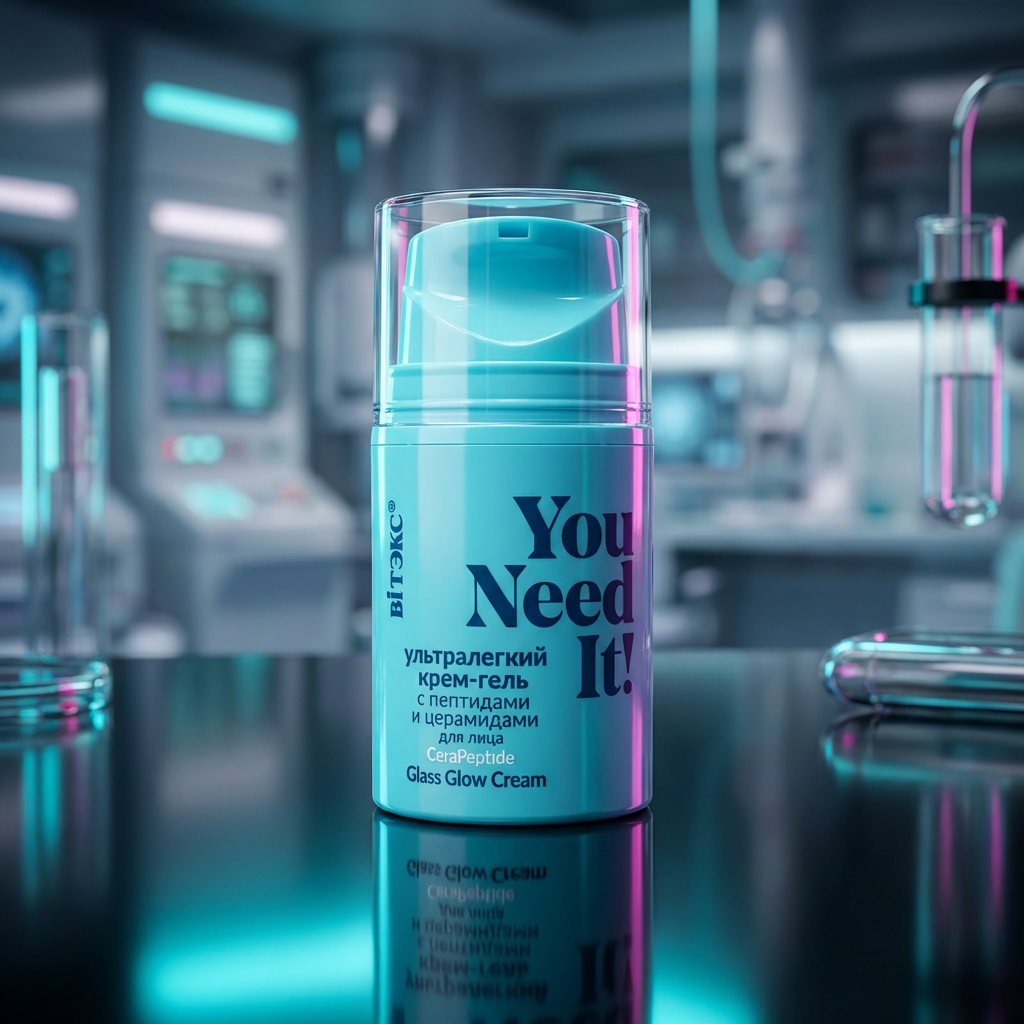 YOU NEED IT! Ультралегкий КРЕМ-ГЕЛЬ с пептидами и церамидами для лица