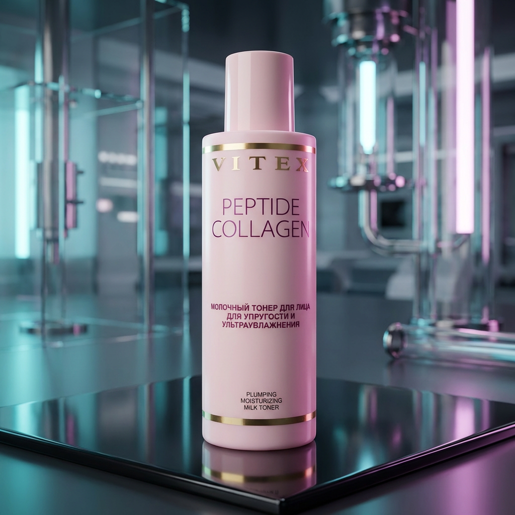 PEPTIDE COLLAGEN МОЛОЧНЫЙ ТОНЕР для лица для УПРУГОСТИ и УЛЬТРАУВЛАЖНЕНИЯ