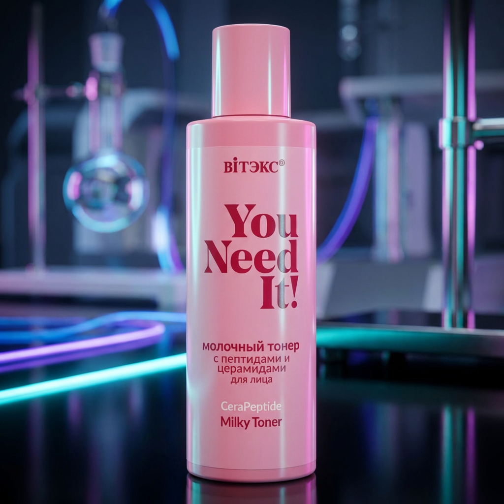 YOU NEED IT! Молочный ТОНЕР с пептидами и церамидами для лица